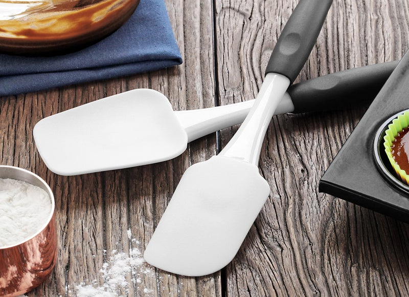 Artaste 43082 Non-Stick Silicone Spatula Set with Rubber Handle, 3-Piece - Image 4